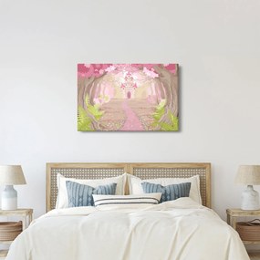 Obraz - Cesta do ružového kráľovstva (90x60 cm)