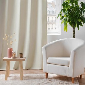 Béžový odhlučňovací záves z mikrovlákna 135x260 cm Micropolar – douceur d'intérieur