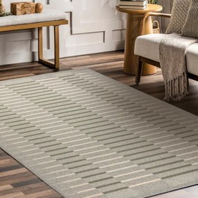 Koberec OSTA FLUX 461.124.SA400 sivý / zelený