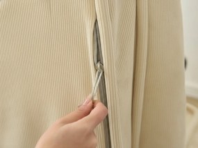 Relaxačné polohovacie kreslo LAZY SOFA, béžové