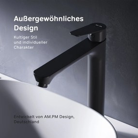 Umývadlová batéria AM.PM Hit FTA92022 vysoká, čierna