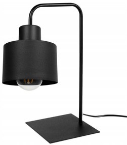 Stolová lampa PANTA, 1x čierne kovové tienidlo, (výber z 2 farieb uchytenia)