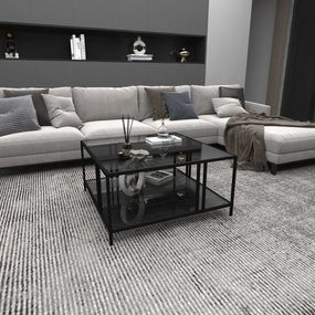 Konferenčný stolík Uranus Black s tmavým sklom