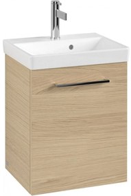 VILLEROY &amp; BOCH Avento závesná skrinka pod umývadlo, 1 dvierka, pánty vpravo, 430 x 352 x 514 mm, Nordic Oak, A88701VJ