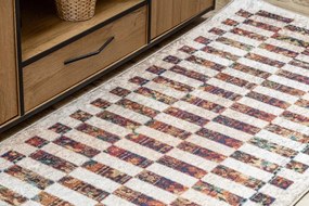 Protišmykový koberec / behúň ANDRE 43780 béžový / terakota