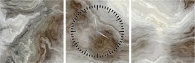 Obraz - Onyx (s hodinami) (90x30 cm)