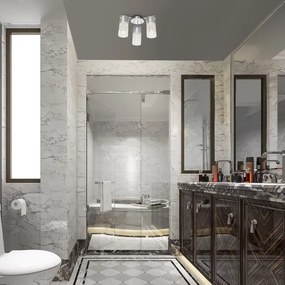 Rabalux 2195- Kúpeľňové stropné svietidlo NIAGARA 3xE14/40W/230V IP44