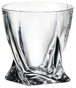 Crystal Bohemia Poháre na whisky QUADRO 340 ml, 6 ks