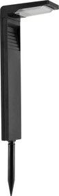 Solárna LED záhradná lampa na záhradný stĺpik so senzorom súmraku