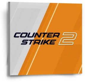 Sablio Obraz Counter Strike 2 Oranžová - 50x50 cm