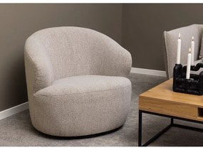 Otočné designové relaxační křeslo Westport béžové