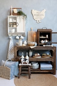Chic Antique Prútený kôš na drevo French väčší