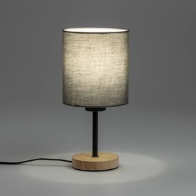 Brilagi - Stolná lampa NUBILA WOOD 1xE27/25W/230V dub/antracit