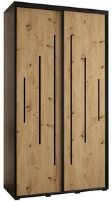 Skriňa 45 Canaris 12 140 čierna/artisan/čierna