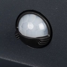 Kanlux 28995 - LED vonkajšie nástenné svietidlo so senzorom REKA LED/7W/230V IP54 antracit