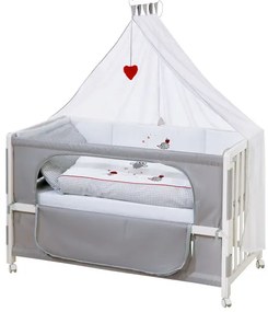 roba Detská postieľka Room Bed, 60 x 120 cm (Adam a sova, biela)  (100341028)