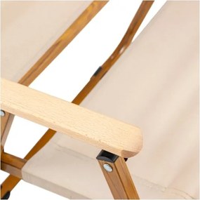 MI Kempingová stolička DREVO 78