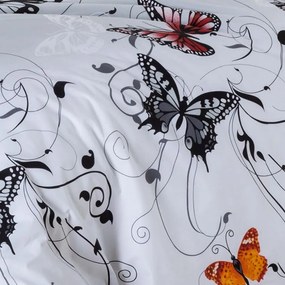 Bavlnené posteľné obliečky BUTTERFLY štandardná dĺžka