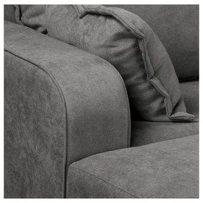 Tmavosivá rohová pohovka (ľavý roh) Beata - Ropez