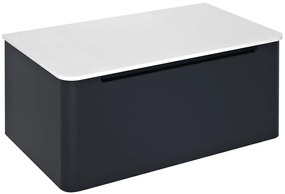 Sapho Sapho, KERALA umývadlová skrinka 80x35x47,5cm, 1x zásuvka, antracitový mat, KR080-3434
