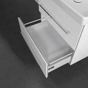 VILLEROY &amp; BOCH Avento závesná skrinka pod umývadlo, 2 zásuvky, 630 x 452 x 514 mm, Crystal White, A89000B4