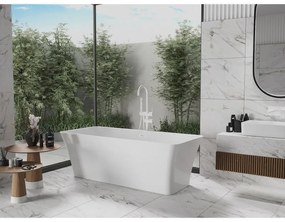 Mexen Tonia, voľne stojaca vaňa 170 x 75 cm, biela, biely prepad, 52171707500-20