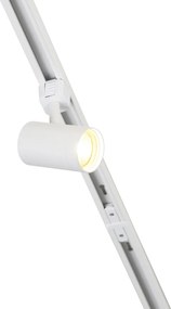 Inteligentný 1-fázový koľajnicový systém so 14 reflektormi biely vrátane Wifi GU10 - Jeana