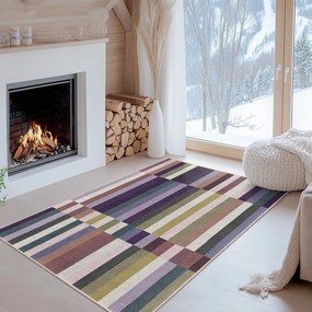 Fialový prateľný behúň 80x200 cm Purple Rain – Mila Home