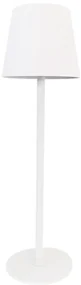 Stolná lampa Toscana, 1x biele PVC tienidlo, w