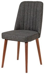Jedálenská stolička Vina Anthracite a Walnut