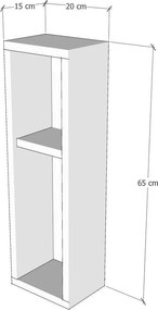 Nočný stôl Turra - Pine