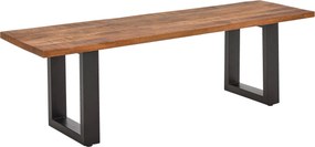 XXXLutz LAVICA, drevo, kov, 160/45/45 cm Landscape - Lavice - 000377014905