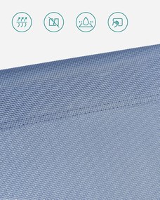 SONGMICS Lehátko, Skladacie ležadlo 193 x 53 x 29 cm, Modré