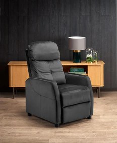 Relaxačné kreslo Fallon (čierna). Vlastná spoľahlivá doprava až k Vám domov. 1039535