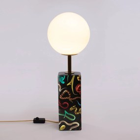 Stolová LED lampa Toiletpaper s hadím motívom