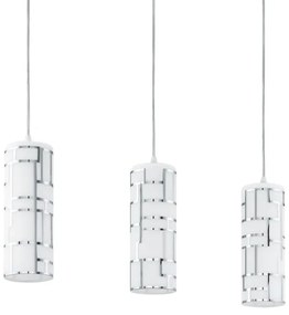 Eglo 92563 - Luster na lanku BAYMAN 3xE27/60W/230V