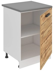 Kuchynská skrinka Belini Premium Full Version spodná 60 cm dub wotan s pracovnou doskou