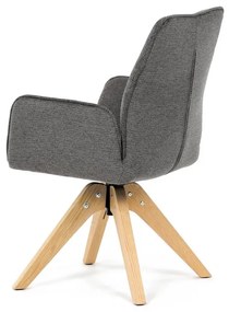 Autronic BONTEC Jedálenská stolička, sivá, látka, DCH-C2148 GREY2 Farba: Šedá