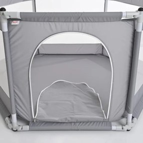 Hracia ohrádka 120 cm, sivá