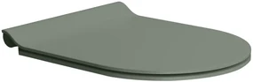 GSI GSI, PURA WC sedátko, SLIM, Soft Close, agave mat/chróm, MS86CSN04