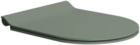 GSI GSI, PURA WC sedátko, SLIM, Soft Close, agave mat/chróm, MS86CSN04