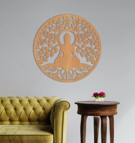 Drevený strom života - Budha - Buk