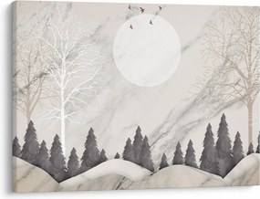 Obraz - Zimná krajina (70x50 cm)
