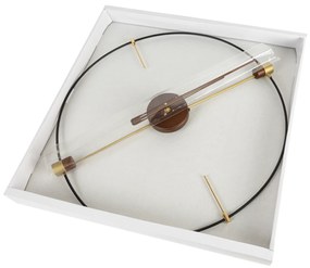 Dekoračné kovové nástenné hodiny v modernom minimalistickom štýle