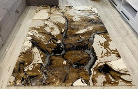 HU Sivo-hnedý moderný koberec Artiste 25323A-Hnedošeda Rozmer: 80x150 cm