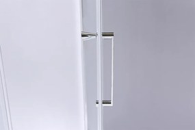 BPS-koupelny Päťuholníkový sprchovací kút KZ91B 90x90 chróm/transparent - bez vaničky