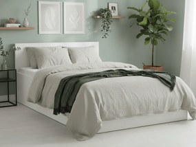 Posteľ SOFIA 160 x 200 cm, biela Rošt: S lamelovým roštom, Matrac: Matrac COCO MAXI 20 cm