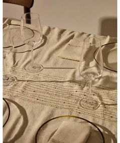 Obrus s prímesou ľanu 150x250 cm Flia – Kave Home