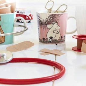Hrnček Moomin Love 0,3l, ružový / 30. výročie, darčekový box