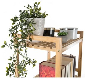 G21 Bambusová policová jednotka, 5 políc, 5 poschodí